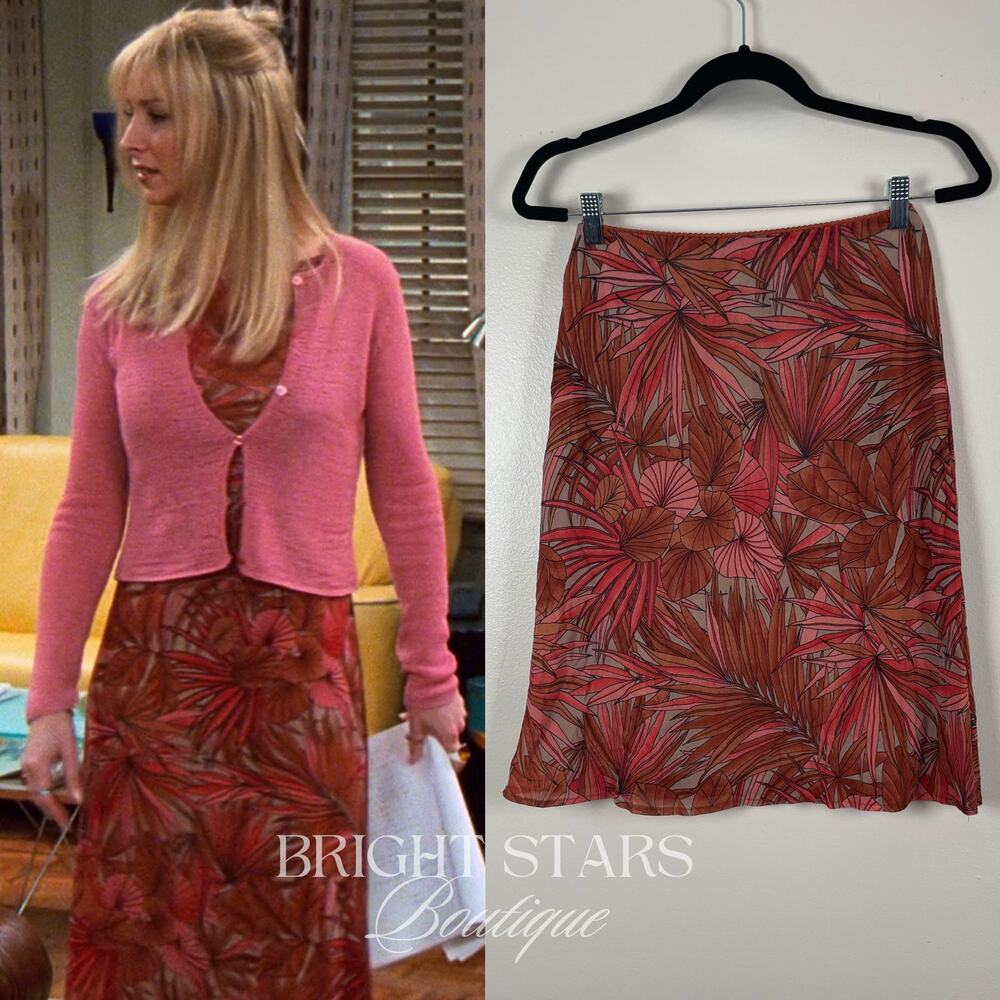 Rare Vintage Patterned Skirt ALT ASO Phoebe Buffay Friends Christina Aguilera - Picture 2 of 6